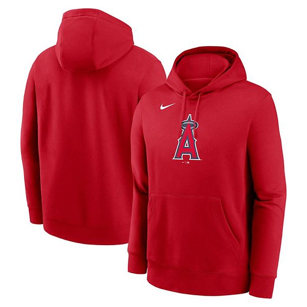 Мужской красный худи с логотипом los angeles angels Nike — фото 2