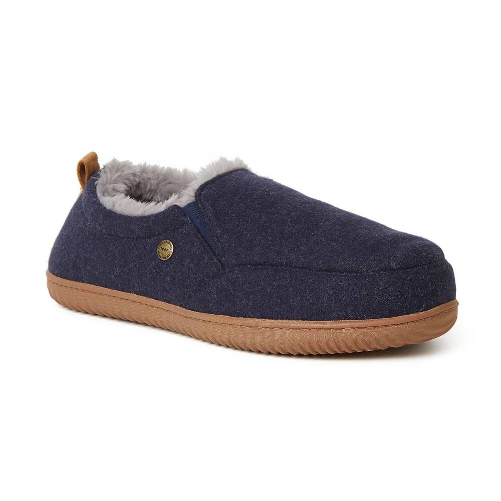 

Мужские тапочки с закрытой спиной Dearfoams Zurich, цвет Navy Heather