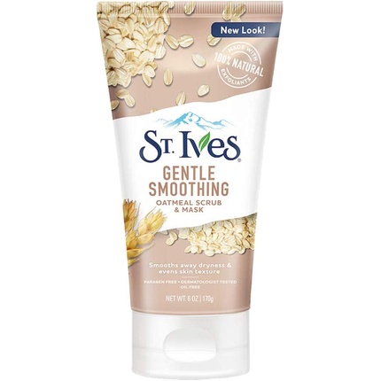 

Нежный разглаживающий овсяный скраб и маска 170 г St Ives