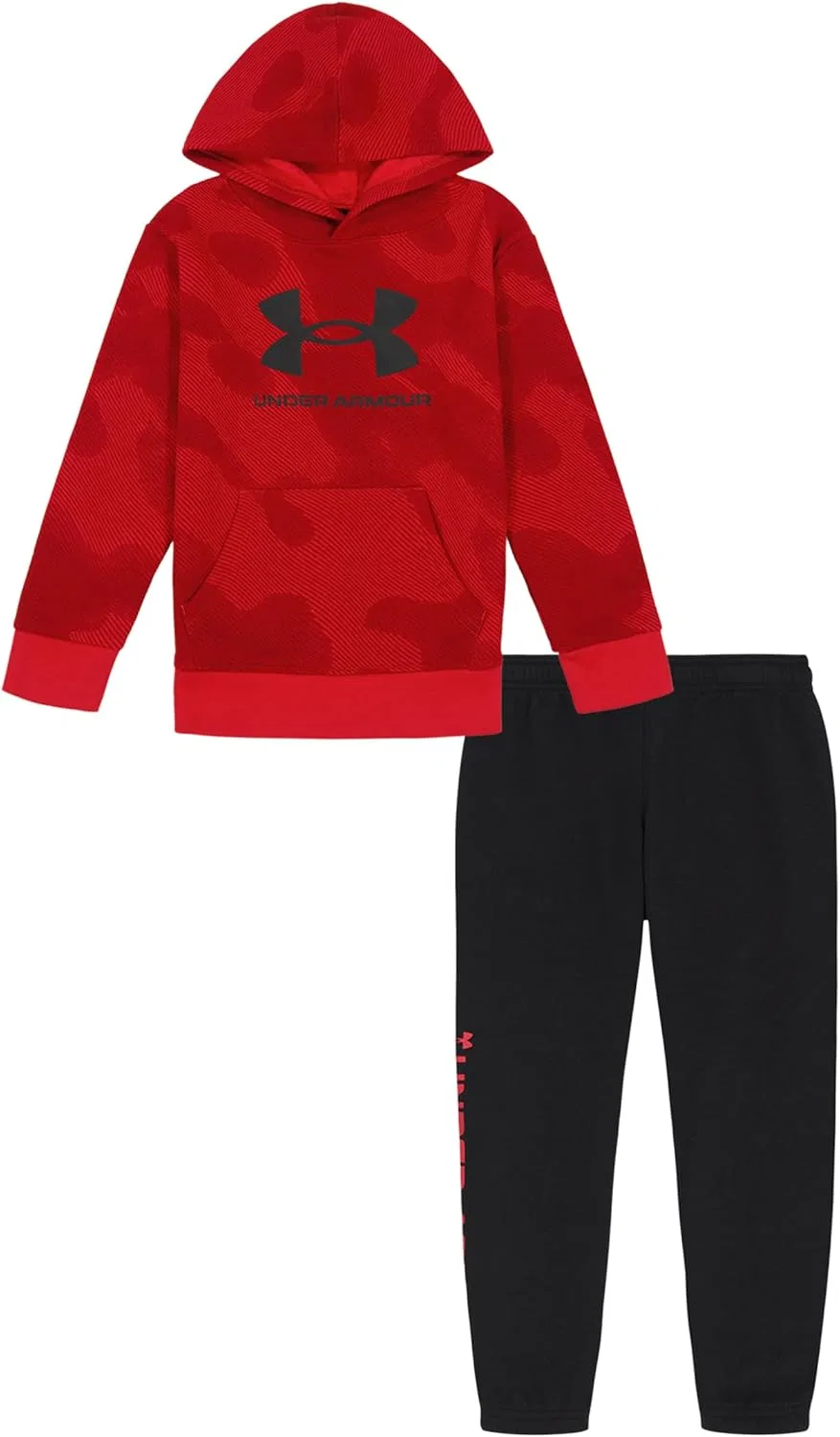Детская толстовка и штаны, Under Armour, 2 предмета, Red Lino Wave