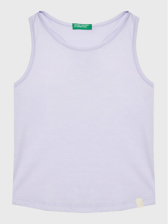 

Топ regular fit 37YKGH00F United Colors Of Benetton, фиолетовый