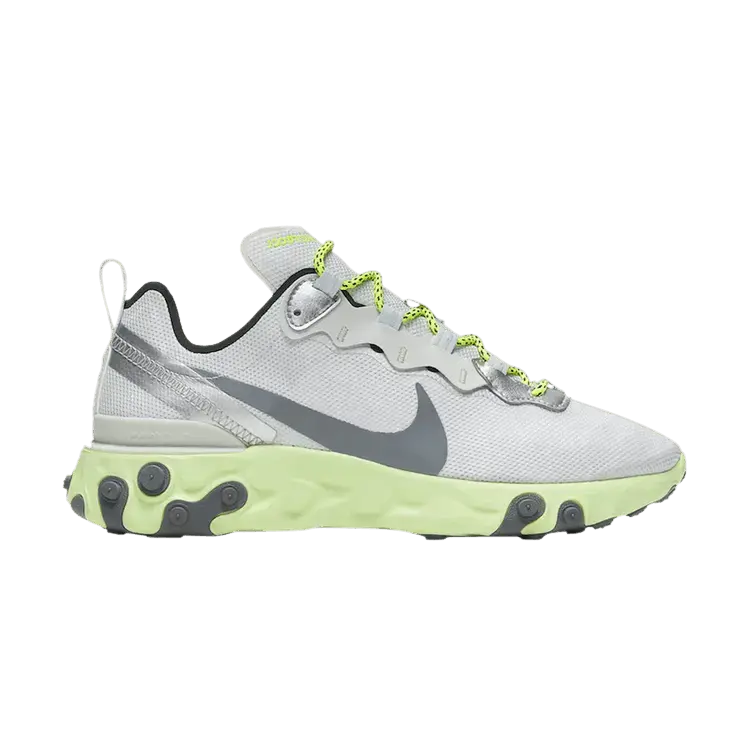 

Кроссовки Nike React Element 55 'Barely Volt', серый