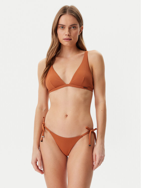 Нижняя часть бикини KW0KW02704 Calvin Klein Swimwear, коричневый — фото 2