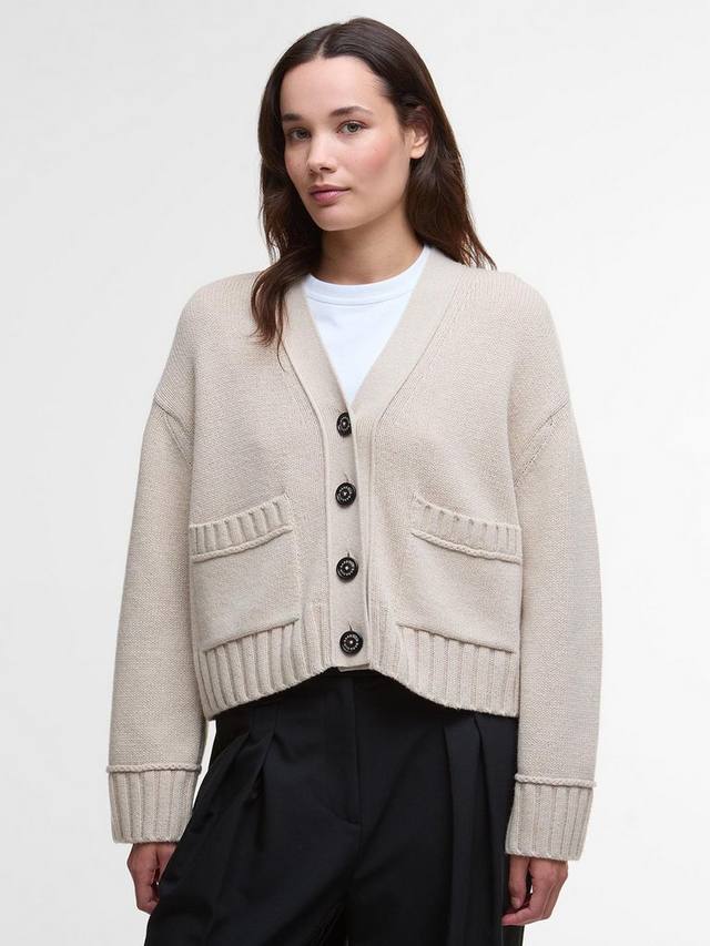 

Кардиган Faye вязаный Barbour, Light Beige