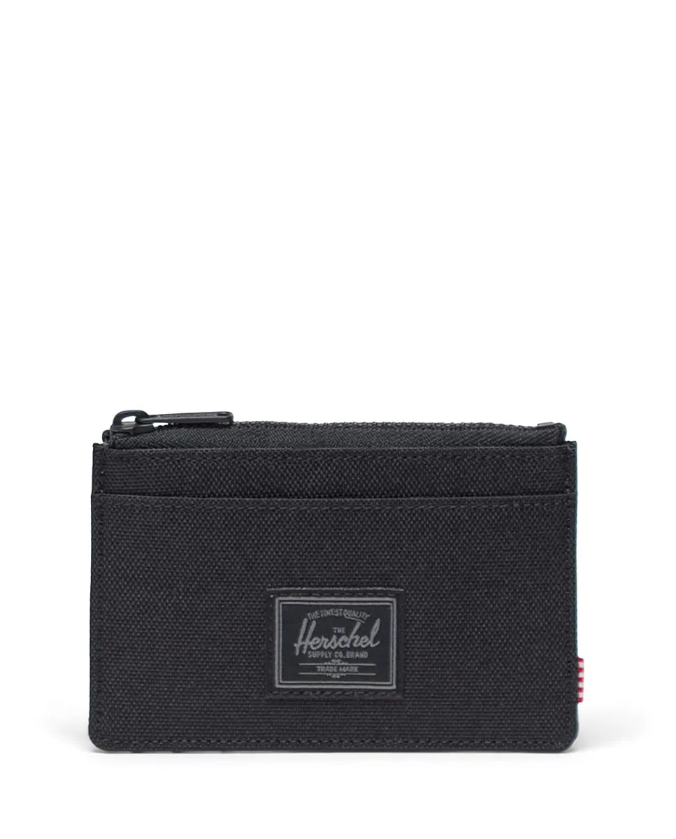 

Универсальный экологичный синий кошелек для карт на молнии Herschel, черный