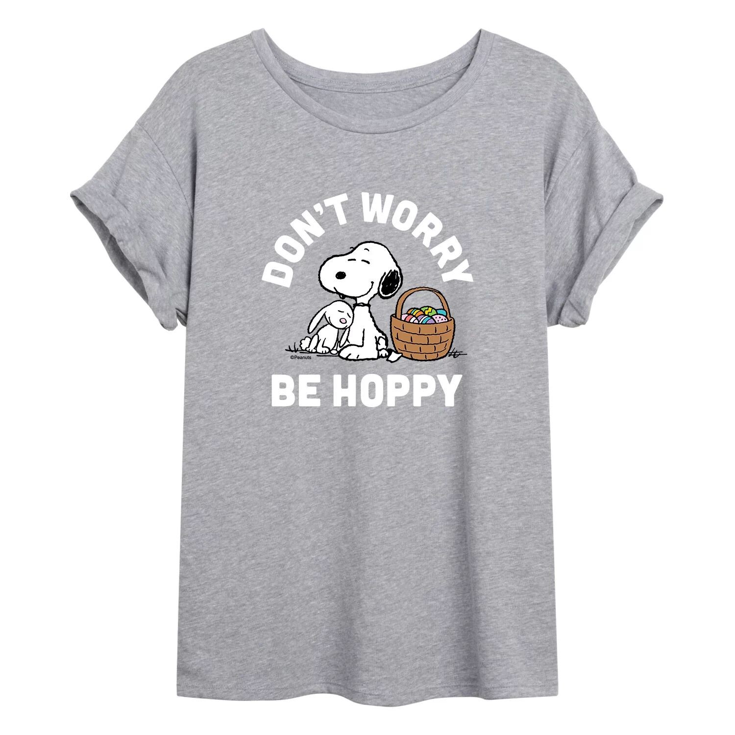 

Детская струящаяся футболка Peanuts Be Hoppy Licensed Character