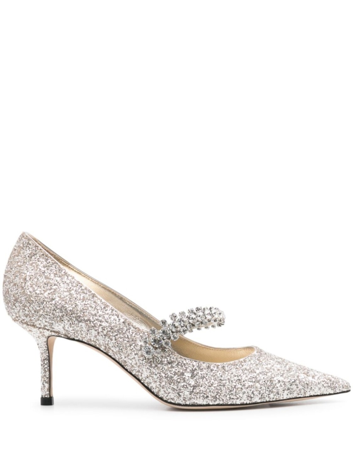 

65-мм туфли Bing Jimmy Choo, нейтральный цвет