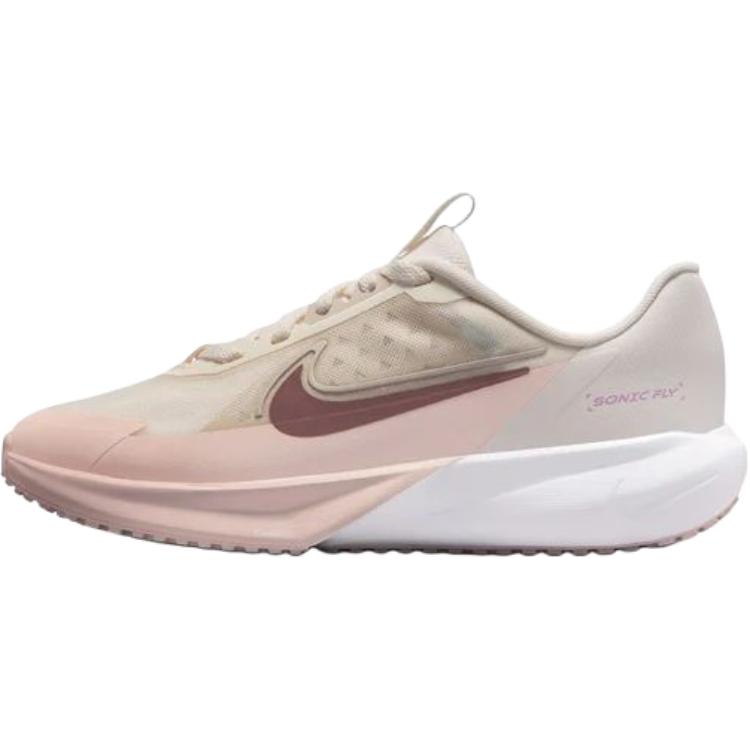 

Nike Sonic Fly Low Top детские беговые кроссовки бежево-розовые Unisex