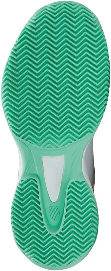 Кроссовки теннисные K-Swiss Court Express 2 Clay, White Neon Mint Black — фото 2