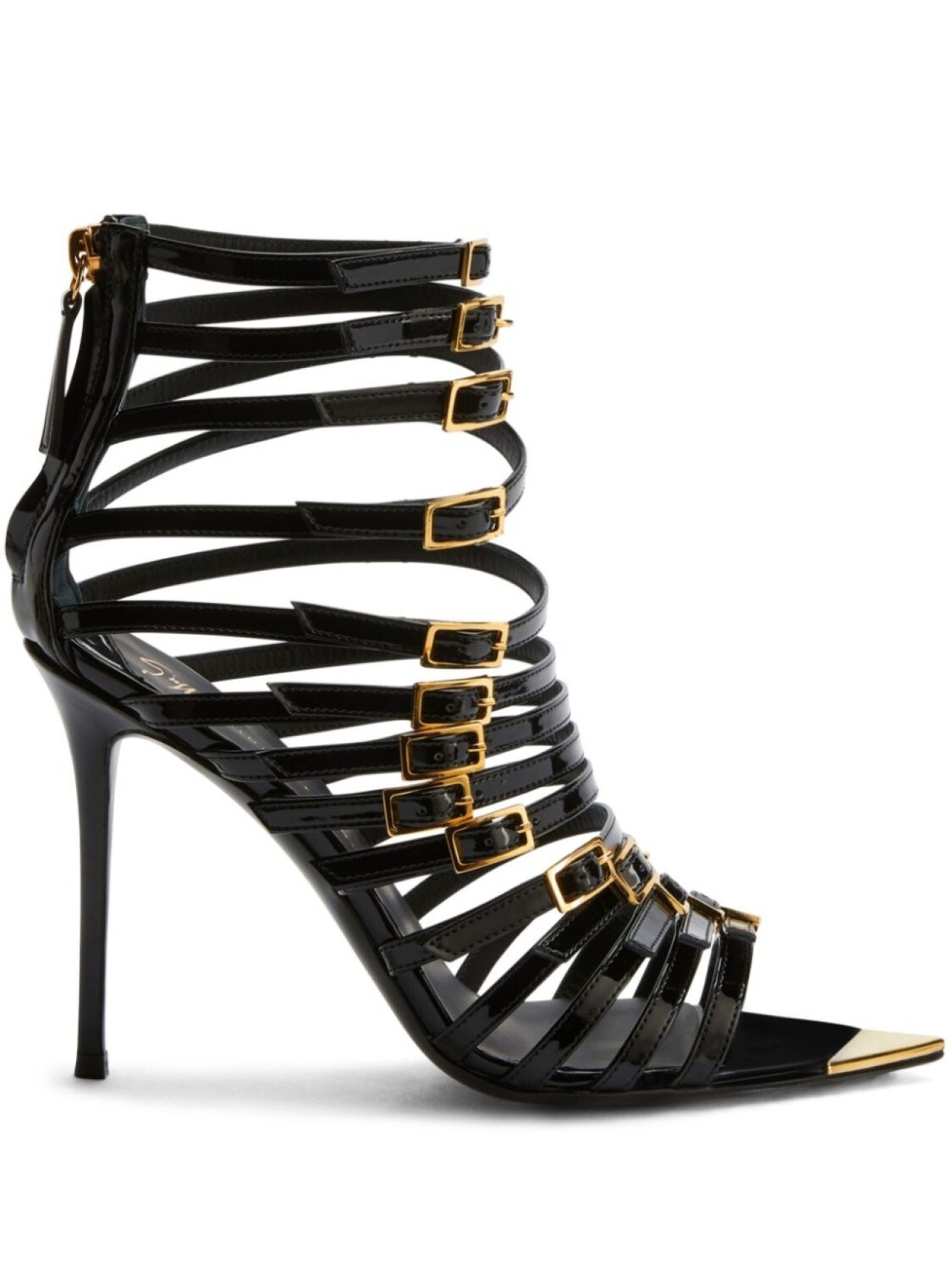 

Giuseppe Zanotti босоножки Inntriigo Punk 105, черный
