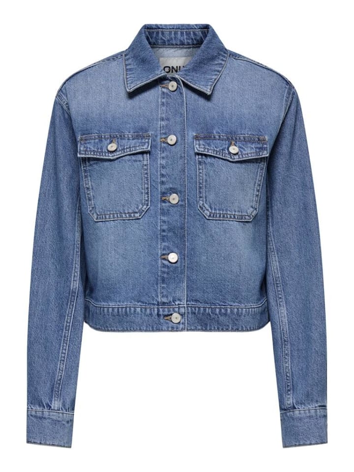 

Джинсовая куртка ONLY, цвет medium blue denim