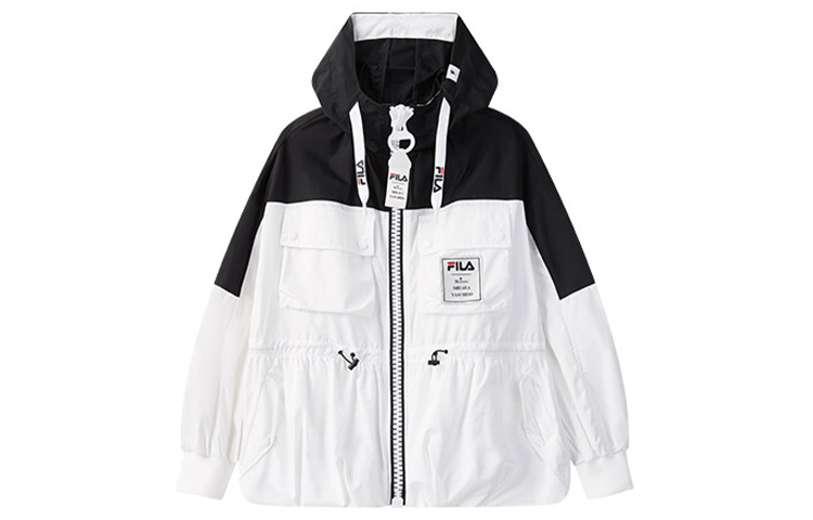 

FILA Mihara Yasuhiro X MIHARA YASUHIRO Collaboration Collection Куртка женская белые в стиле пэчворк