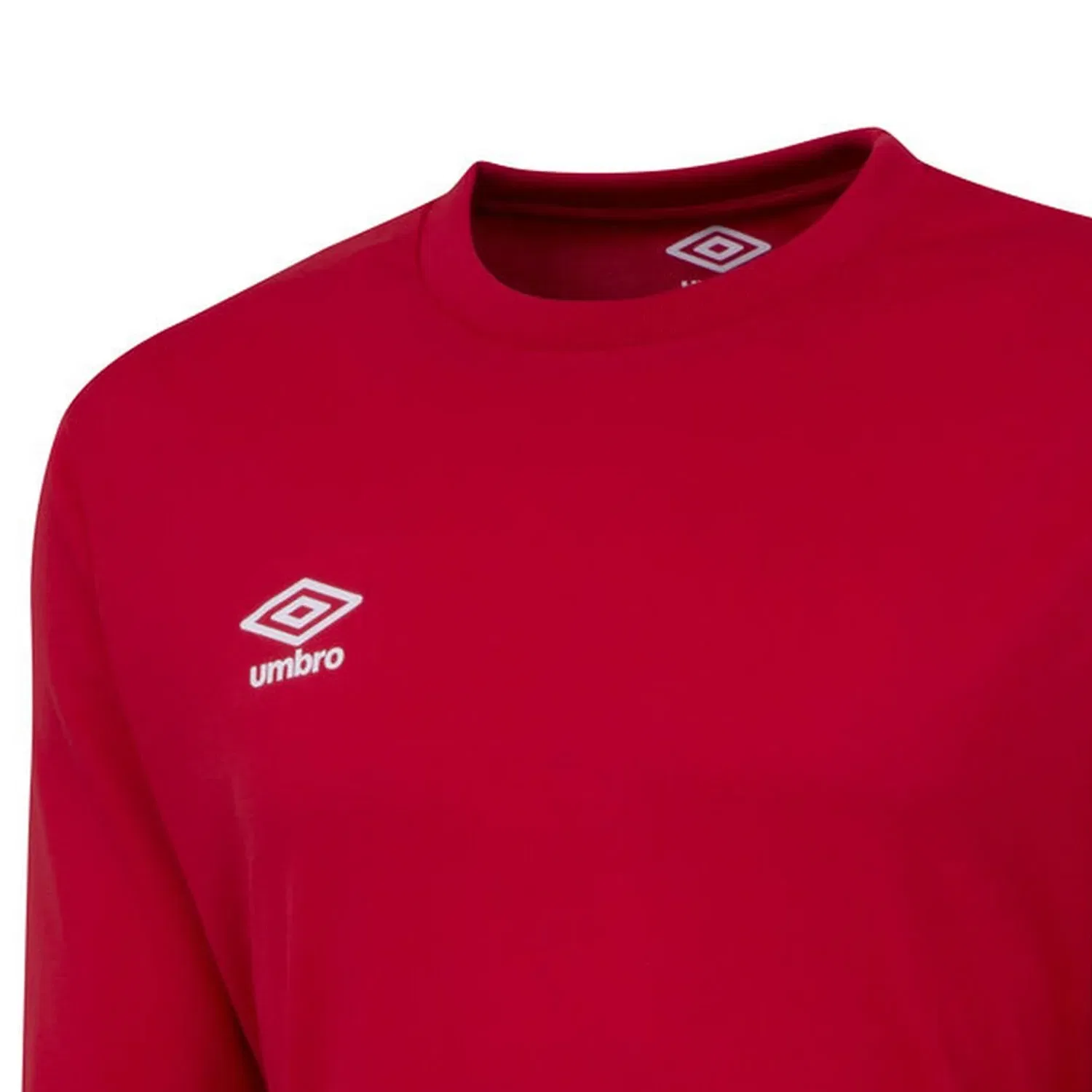 Футболка с длинным рукавом с логотипом Umbro, алый — фото 3
