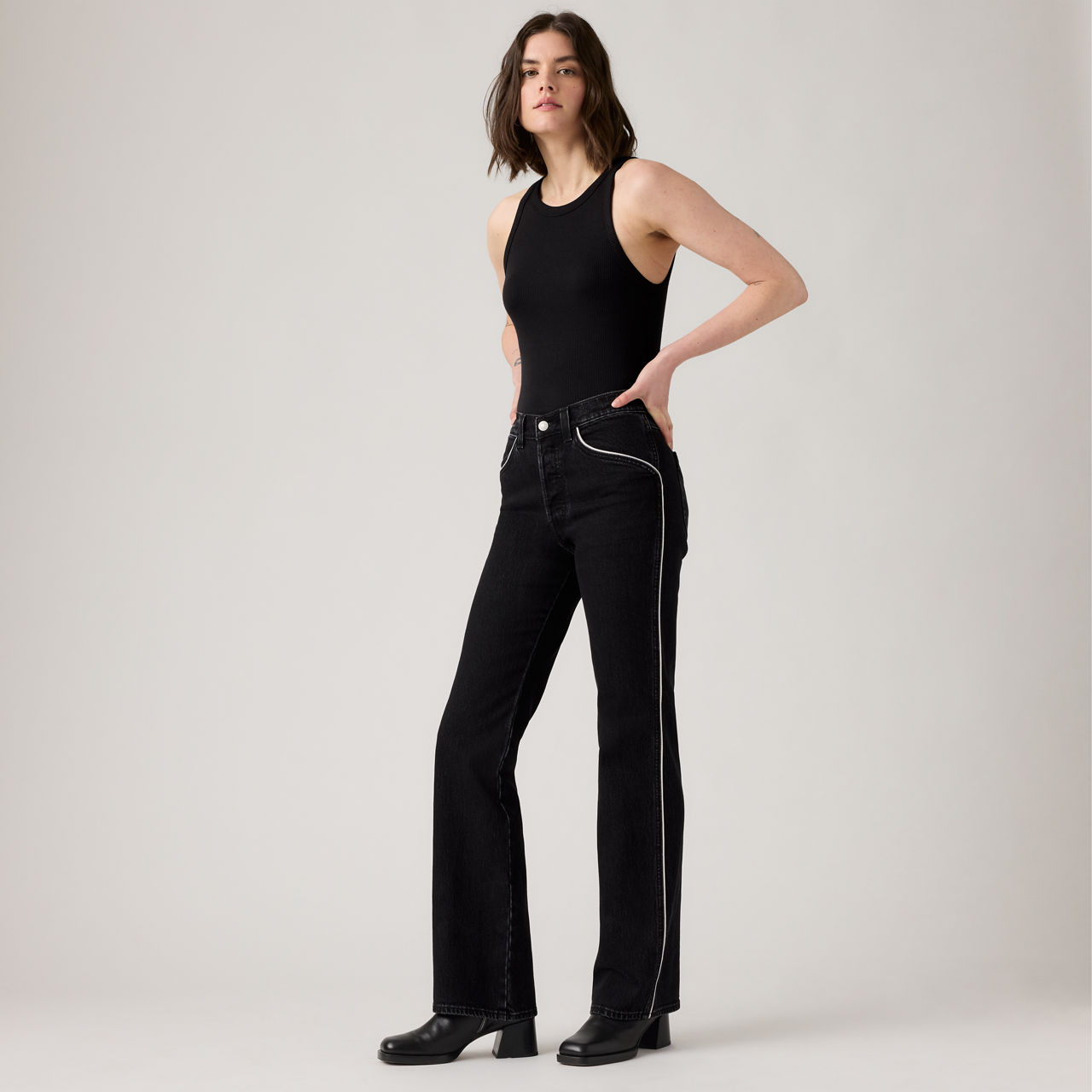 

Женские джинсы Wedgie Bootcut Levi's, Sunset Ride - Black