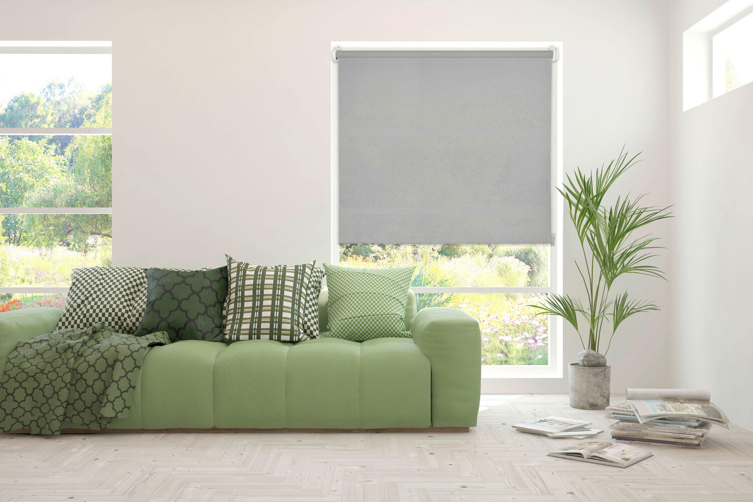 

ROLLO Штора непрозрачная Homeware, серый
