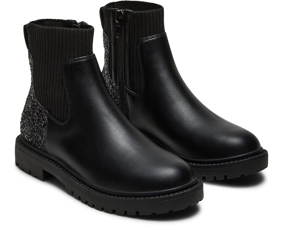 

Ботинки Steve Madden Kids Lilyana, цвет Black Glitter