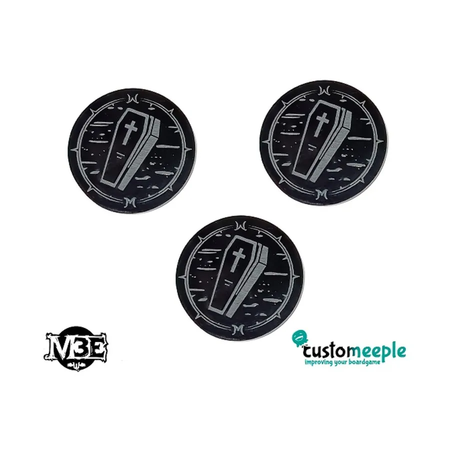 

Жетоны гробов (M3E), Malifaux - Tokens, Markers, & Templates (Customeeple)