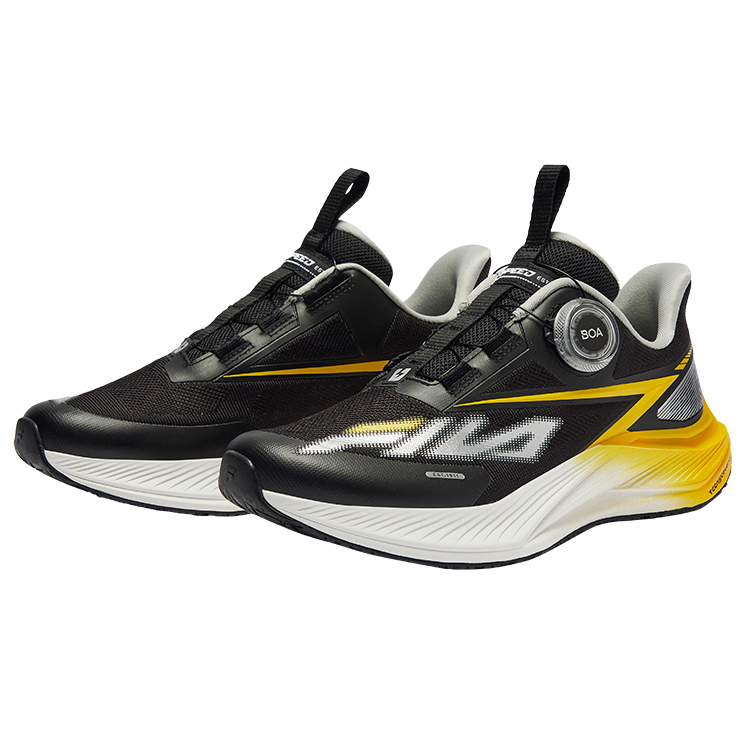 Детские кроссовки BOA унисекс FILA KIDS, черный/желтый — фото 3