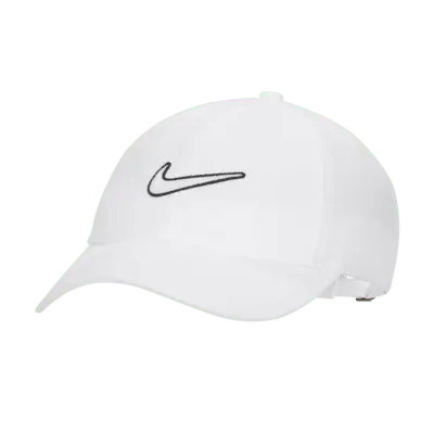 

Бейсболка Nike Club Unstructured Swoosh Cap, цвет White/White