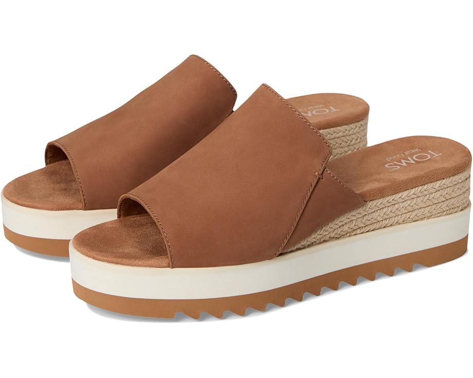 Туфли TOMS Diana Mule, цвет Brown Sugar Raffia