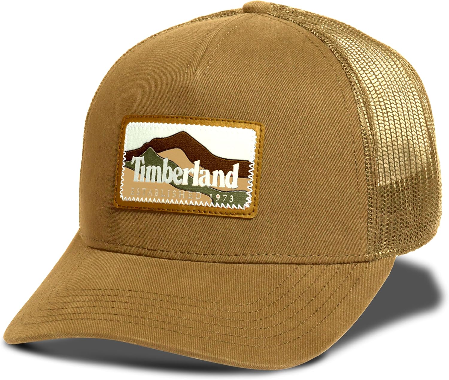 

Timberland мужская кепка Mountain Patch с регулируемой сетчатой спинкой и изогнутым козырьком, универсальный размер, Wheat (Brown)