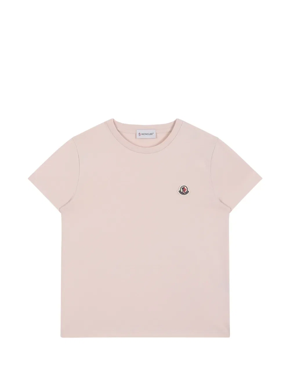 Футболка с нашивкой-логотипом (набор из трех) Moncler Enfant, бежевый — фото 2