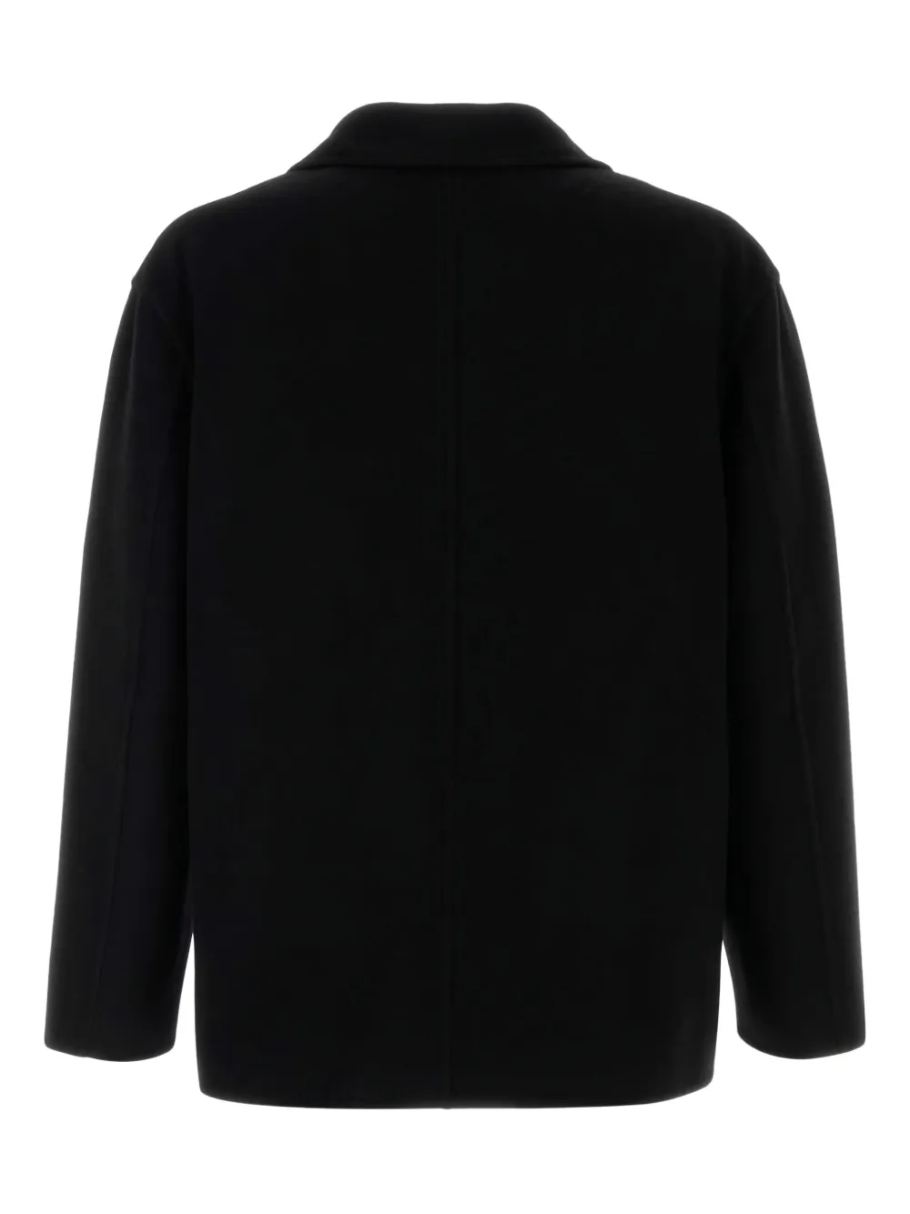 Шерстяной кардиган с заостренным воротником JIL SANDER, черный — фото 2