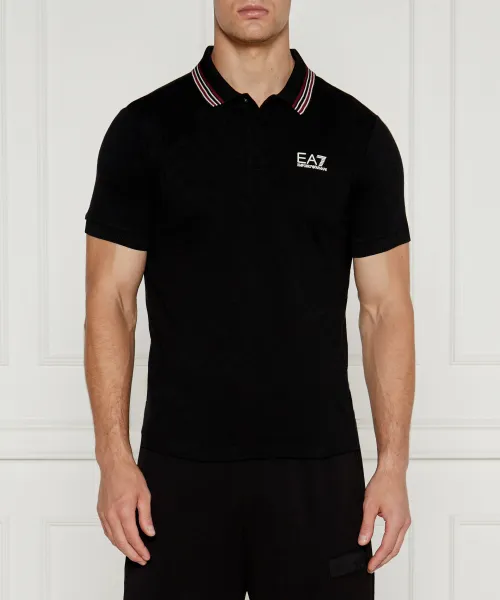 

Футболка поло Regular fit Ea7, черный