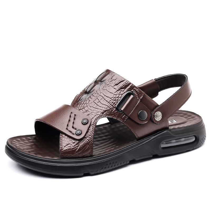 

Bindu Мужские пляжные сандалии коричневые, цвет Brown