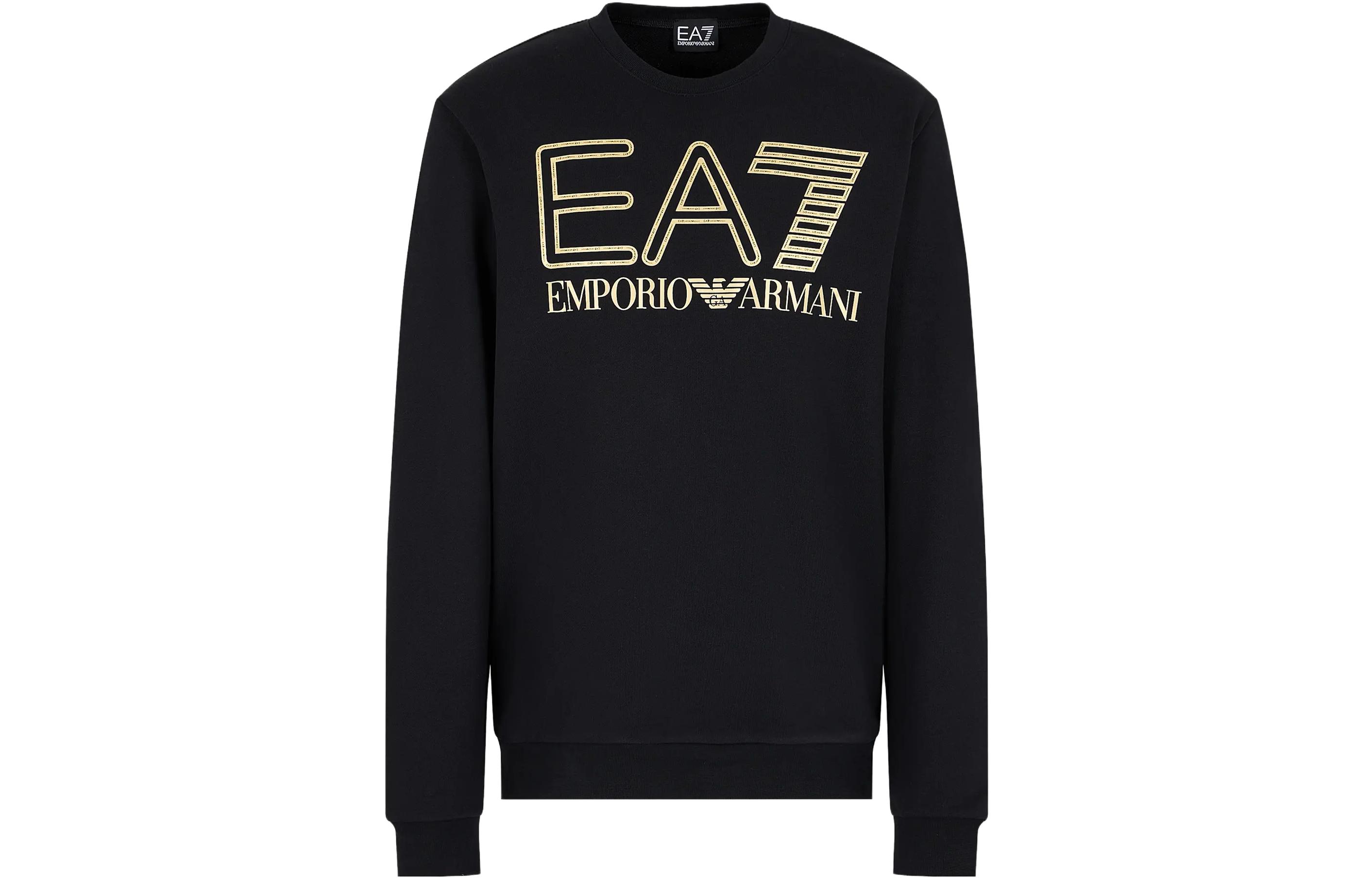 Свитер мужской EA7 EMPORIO ARMANI, черный — фото 2