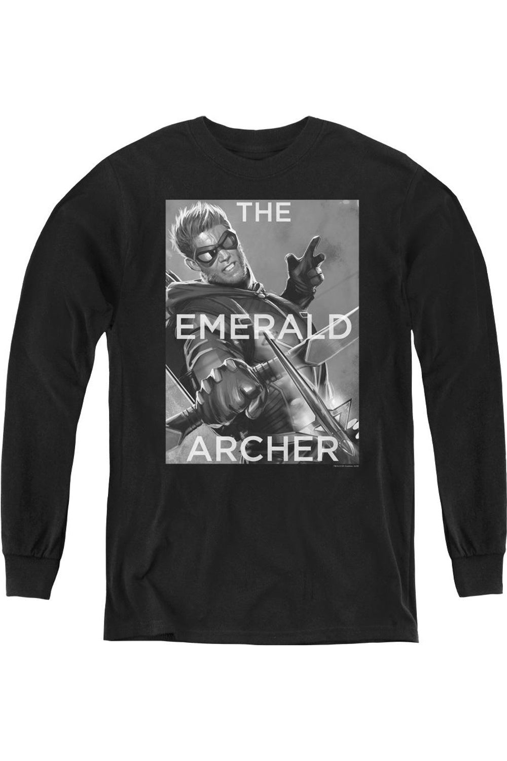 

Футболка с длинным рукавом Justice League of America Trigger Youth Gildan, черный