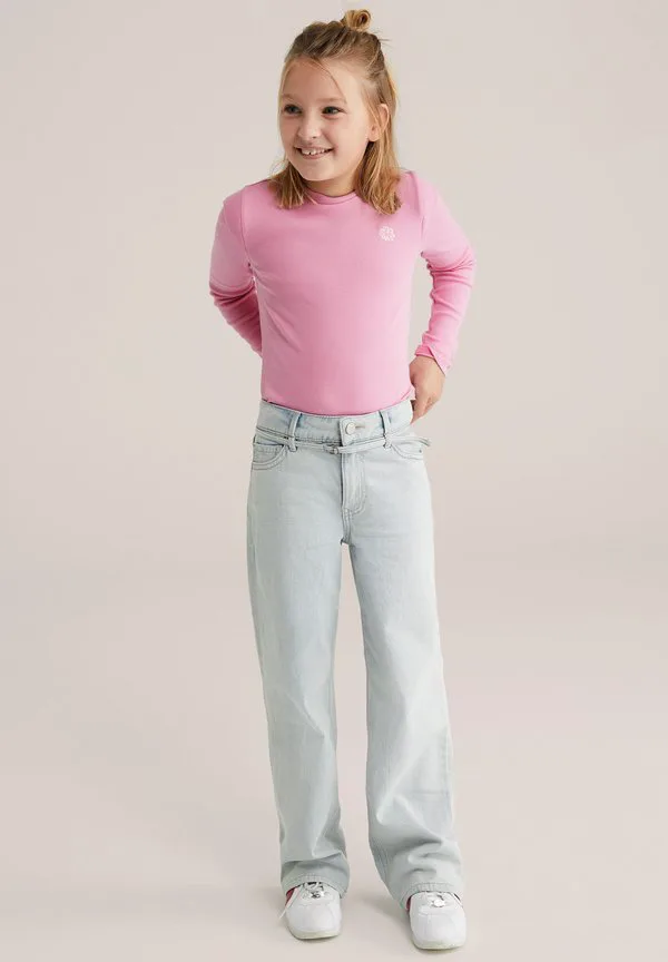Топ с длинными рукавами We Fashion, Light Pink