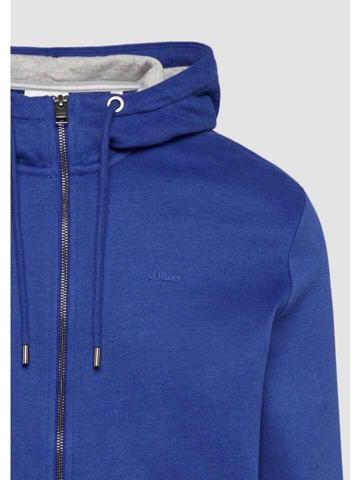 

Переходная куртка s.Oliver Sweatshirt Jacke langarm, синий