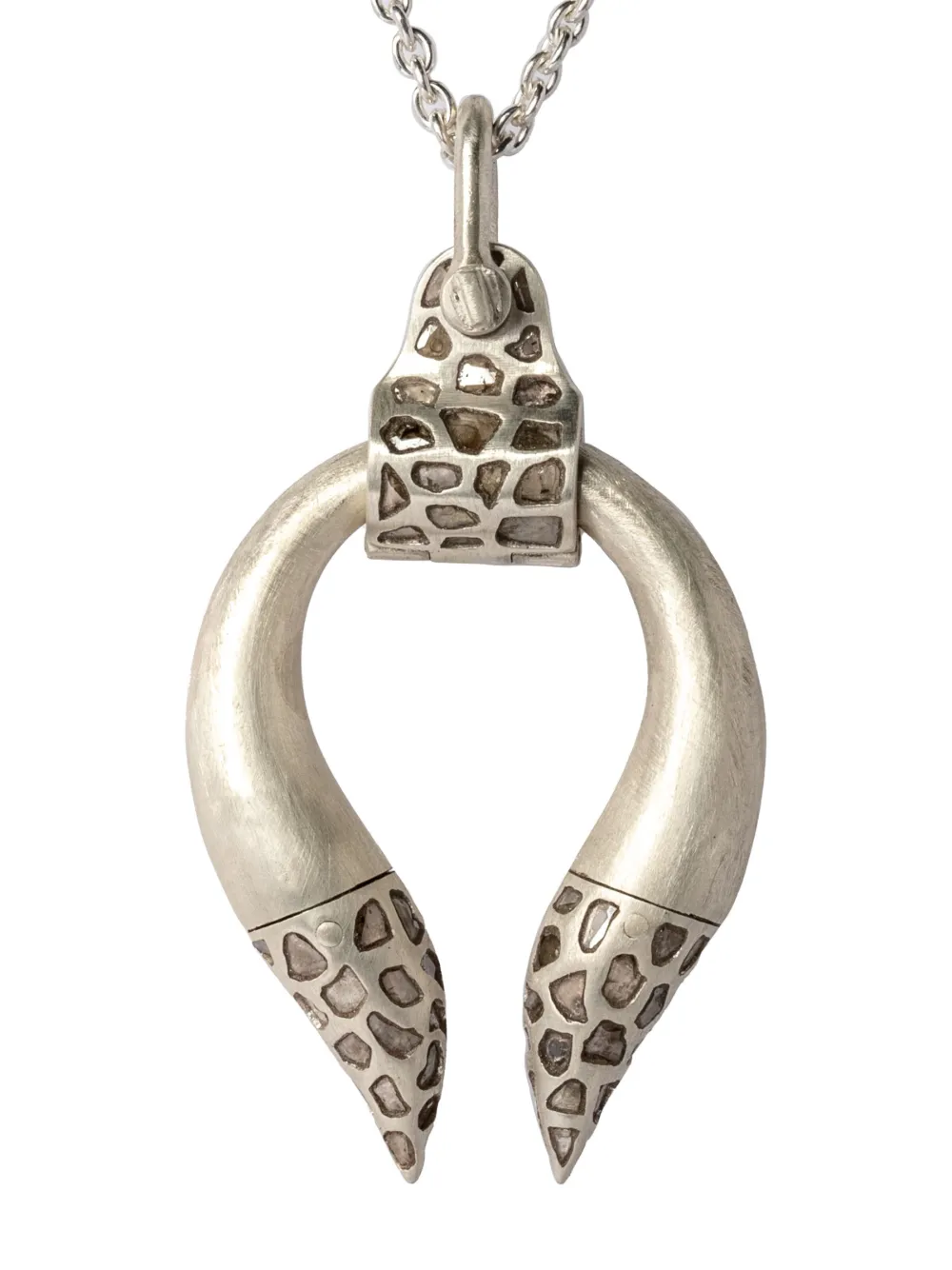

Колье Hathor с бриллиантами Parts of Four, серебяный