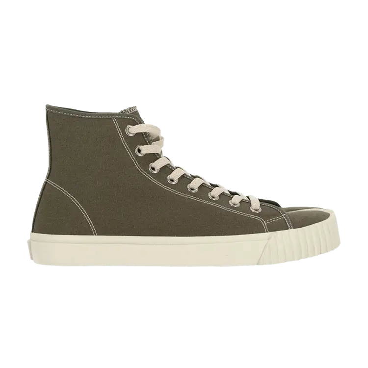 

Кроссовки Maison Margiela Tabi High Olive, зеленый