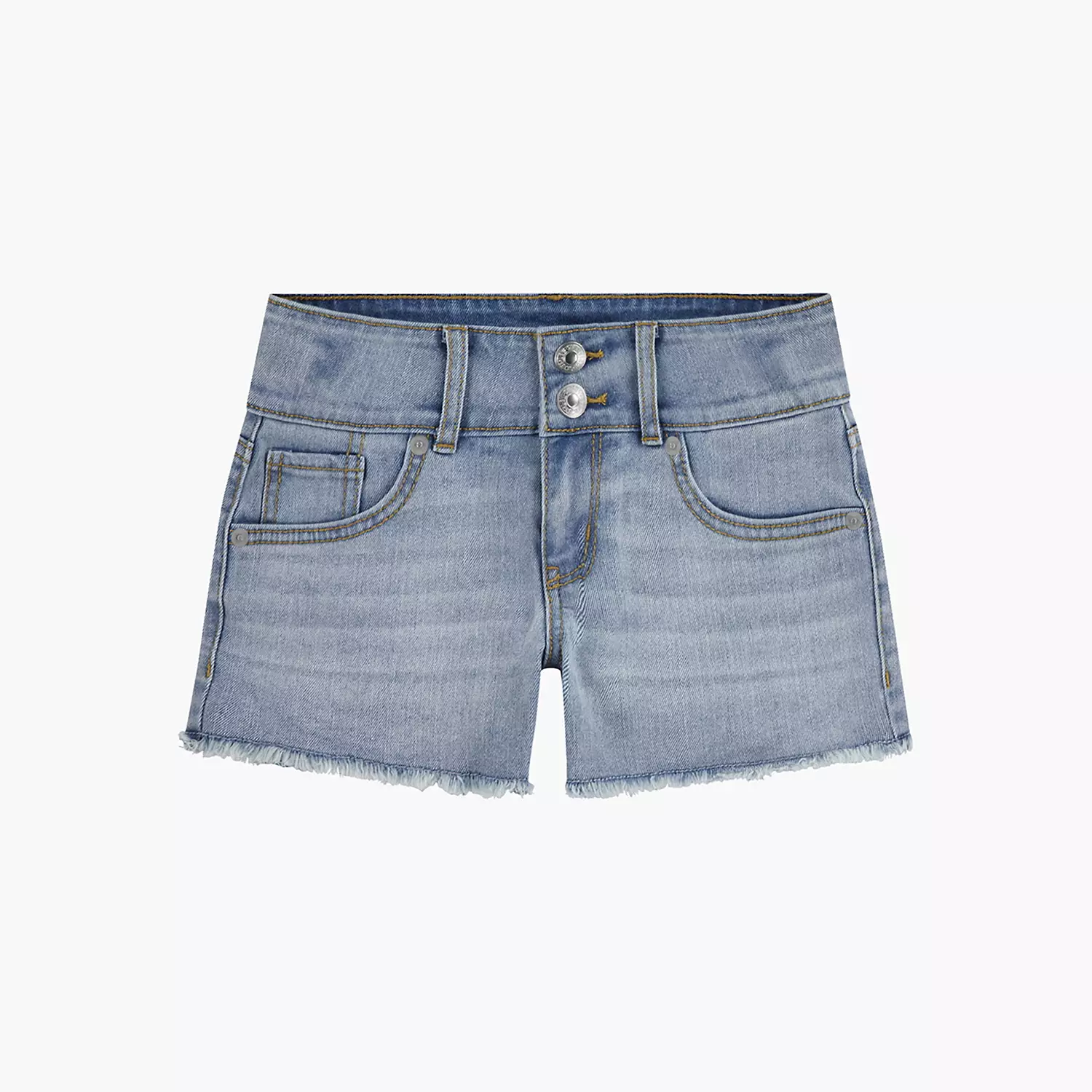 

Джинсовые шорты Double Shank для больших девочек 7-16 лет Levi's, цвет Springs Return - Medium Wash