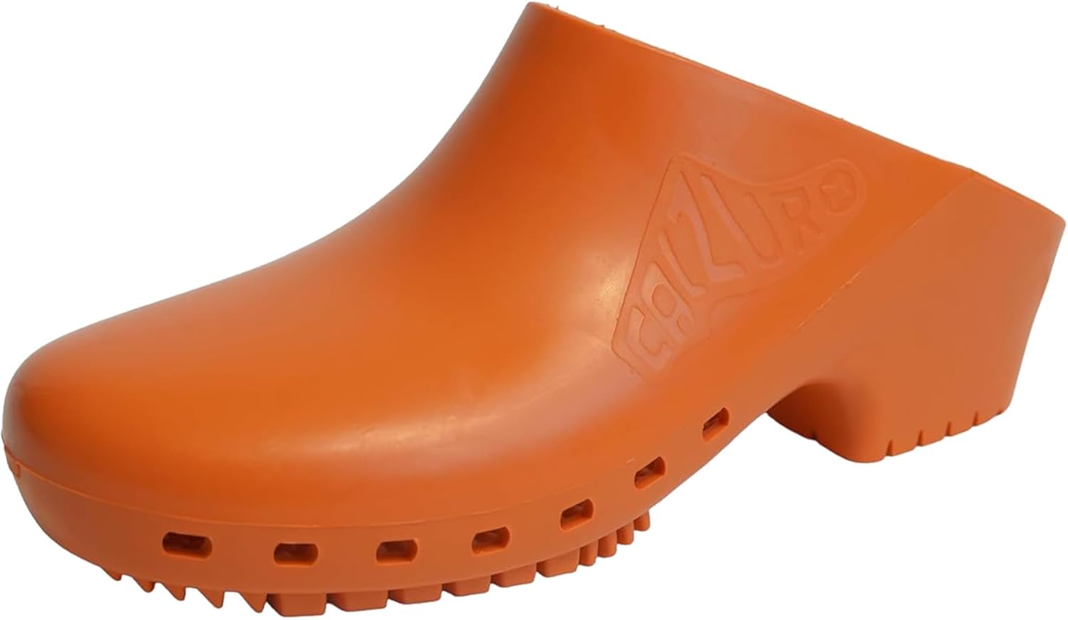 

Классические сабо CALZURO без отверстий - медицинские сабо - противоскользящая обувь - автоклавируемые резиновые кухонные туфли для женщин и мужчин, оранжевый