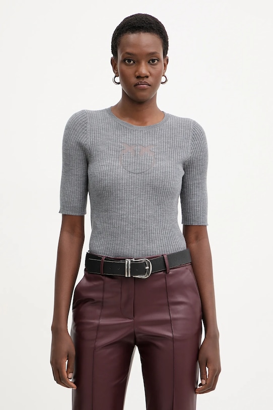 

Шерстяной свитер Pinko, серый