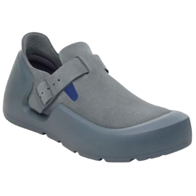 Birkenstock Reykjavik Suede Low top повседневные туфли Unisex Limestone Gray Narrow — фото 3