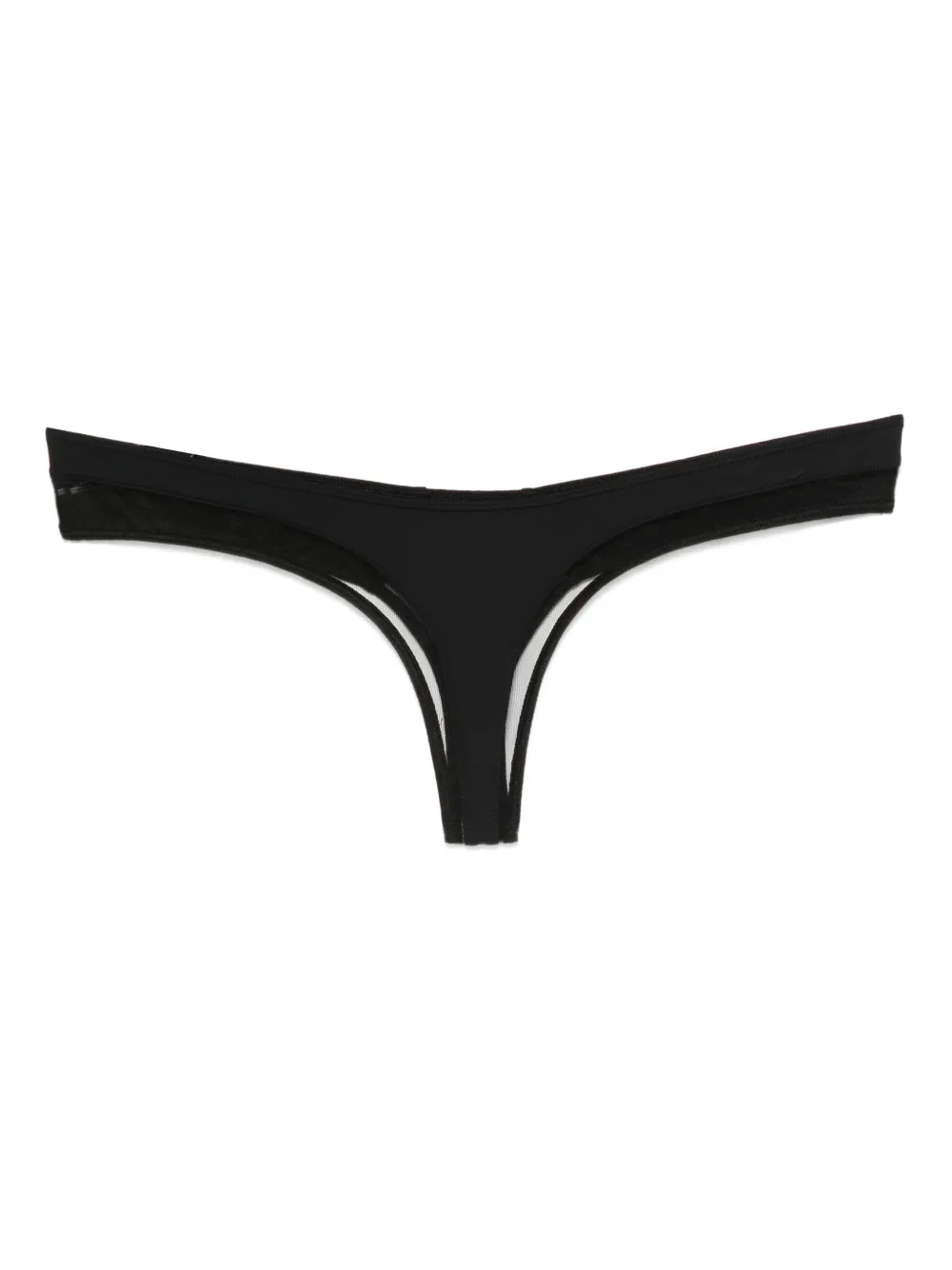 

Pure Tentation стринги с высоким вырезом Maison Close, черный
