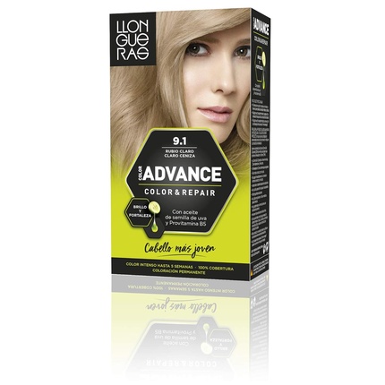 Color Advance Coffee Salon Collection Краска для волос 9.1 Светло-пепельный блондин Llongueras — фото 2