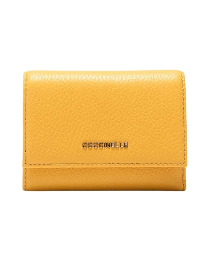 

Металлический маленький кошелек Coccinelle, желтый