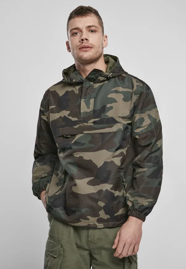 Куртка Windbreaker Brandit, лесной камуфляж