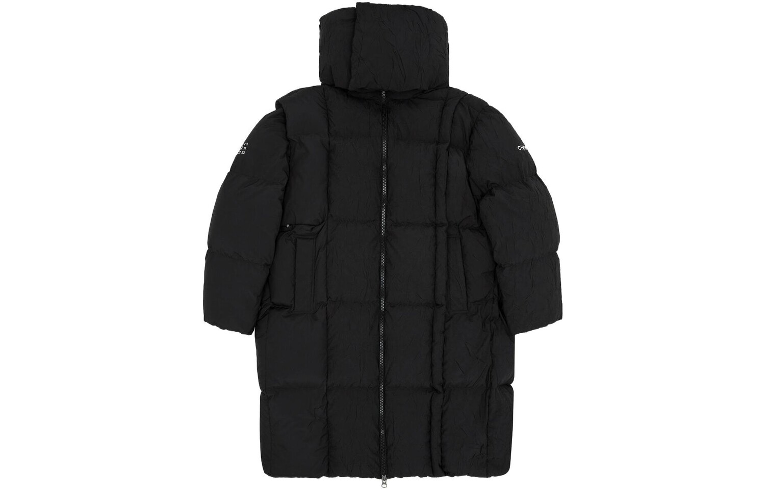 

Chenpeng X MM6 X CHENPENG Совместная куртка-пуховик унисекс, черная Mm6 Maison Margiela, черный