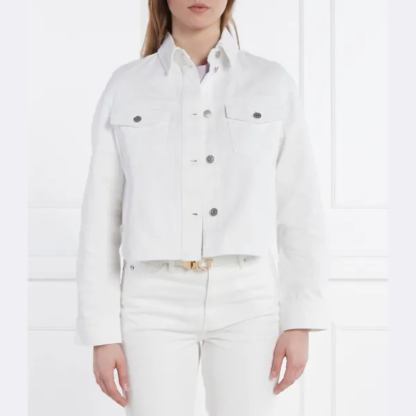 

Укороченная джинсовая куртка Armani Exchange, белый