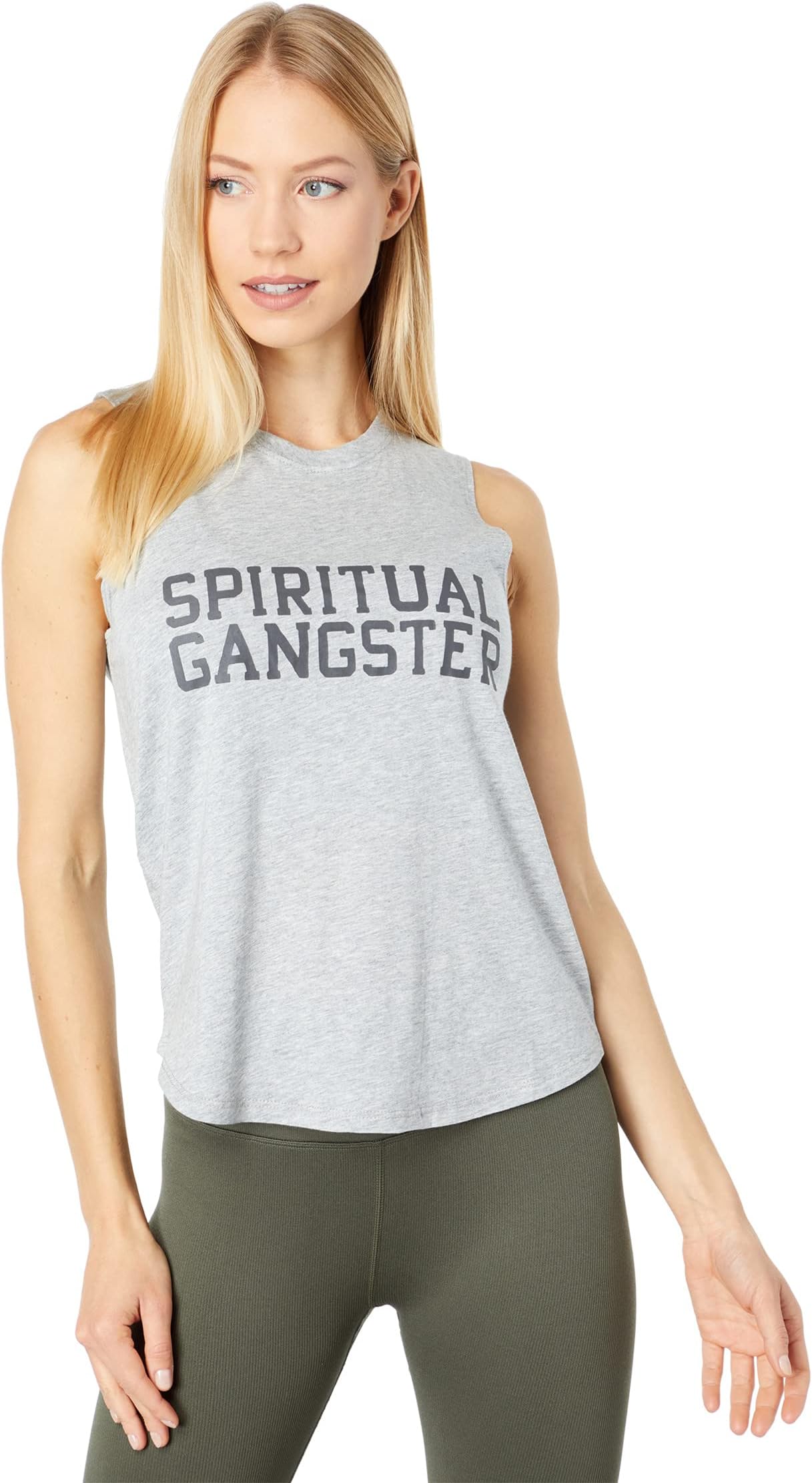 

Футболка Spiritual Gangster Muscle Tee, цвет Heather Grey 2