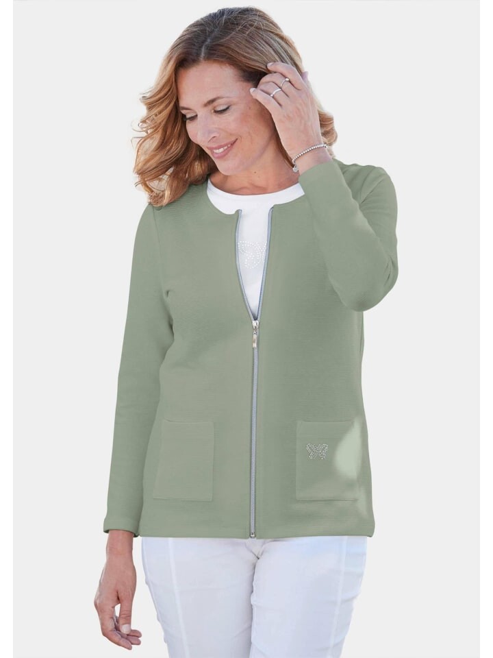 

Кардиган GOLDNER Shirtjacke, цвет baummoos