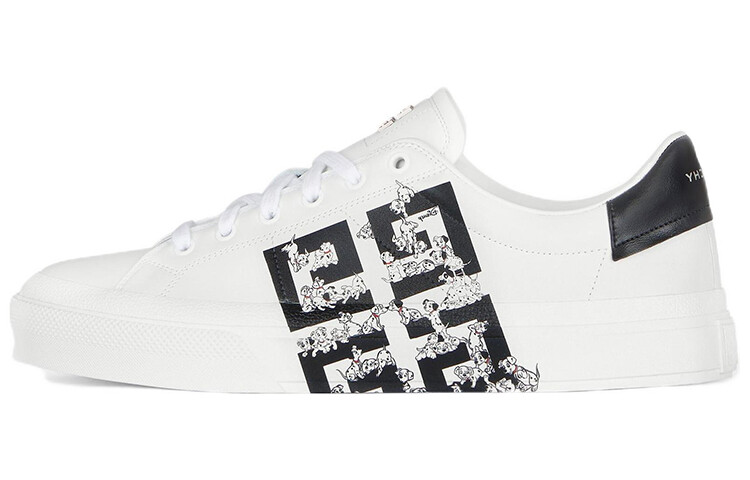 Кроссовки Givenchy Disney 101 Dalmatians, белый / черный