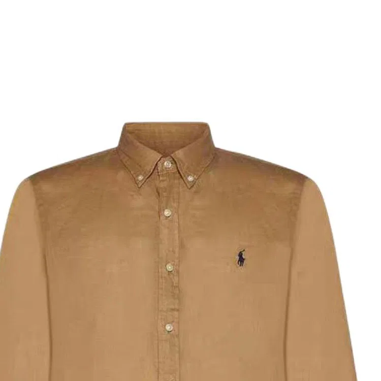 Рубашка мужская Brown Polo Ralph Lauren — фото 3
