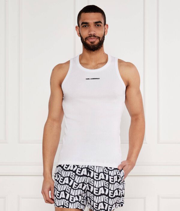 

Майка Slim fit Karl Lagerfeld, белый
